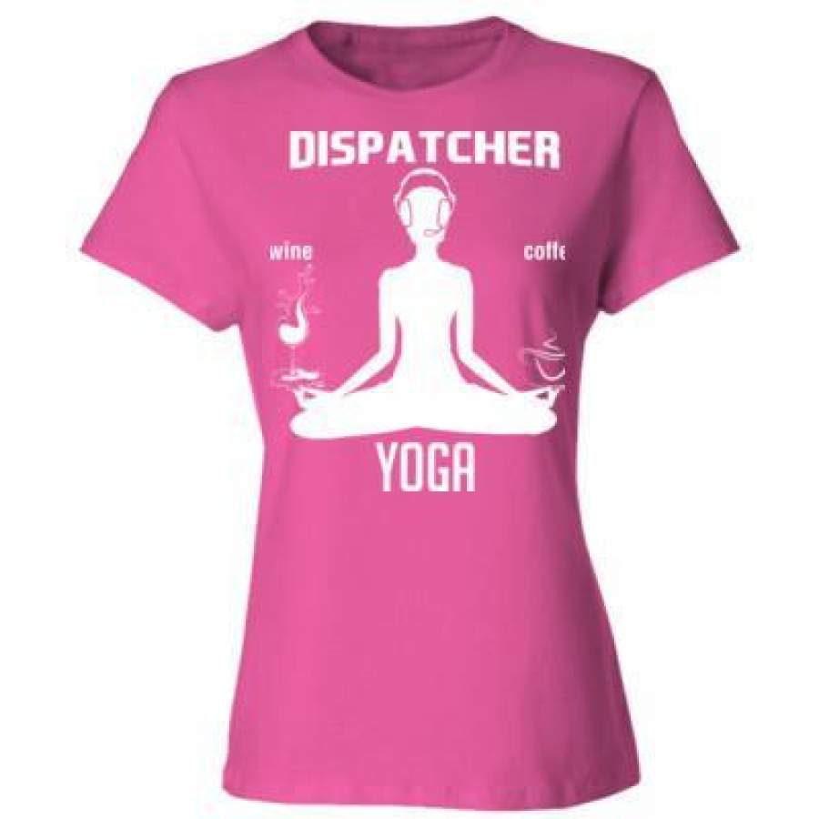 AGR Dispatcher Yoga Wine Coffee – Ladies’ Cotton T-Shirt