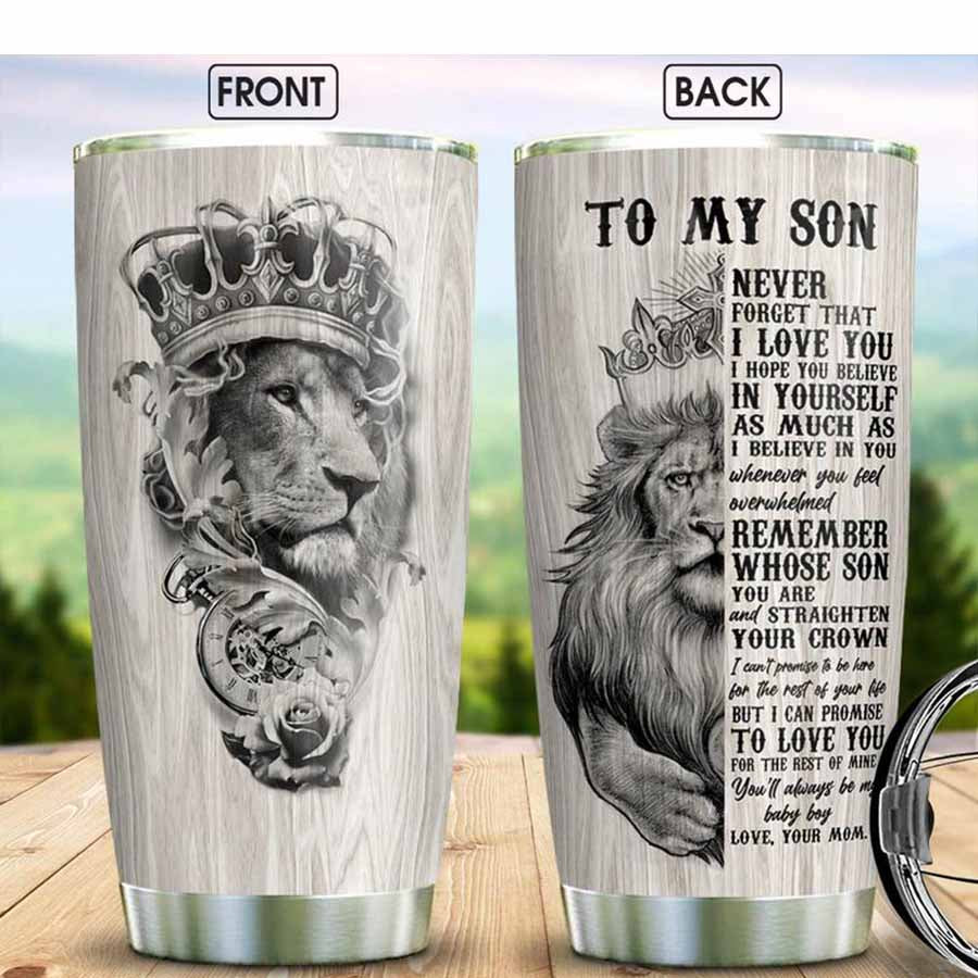 To My Lion Son Stainless Steel Tumbler