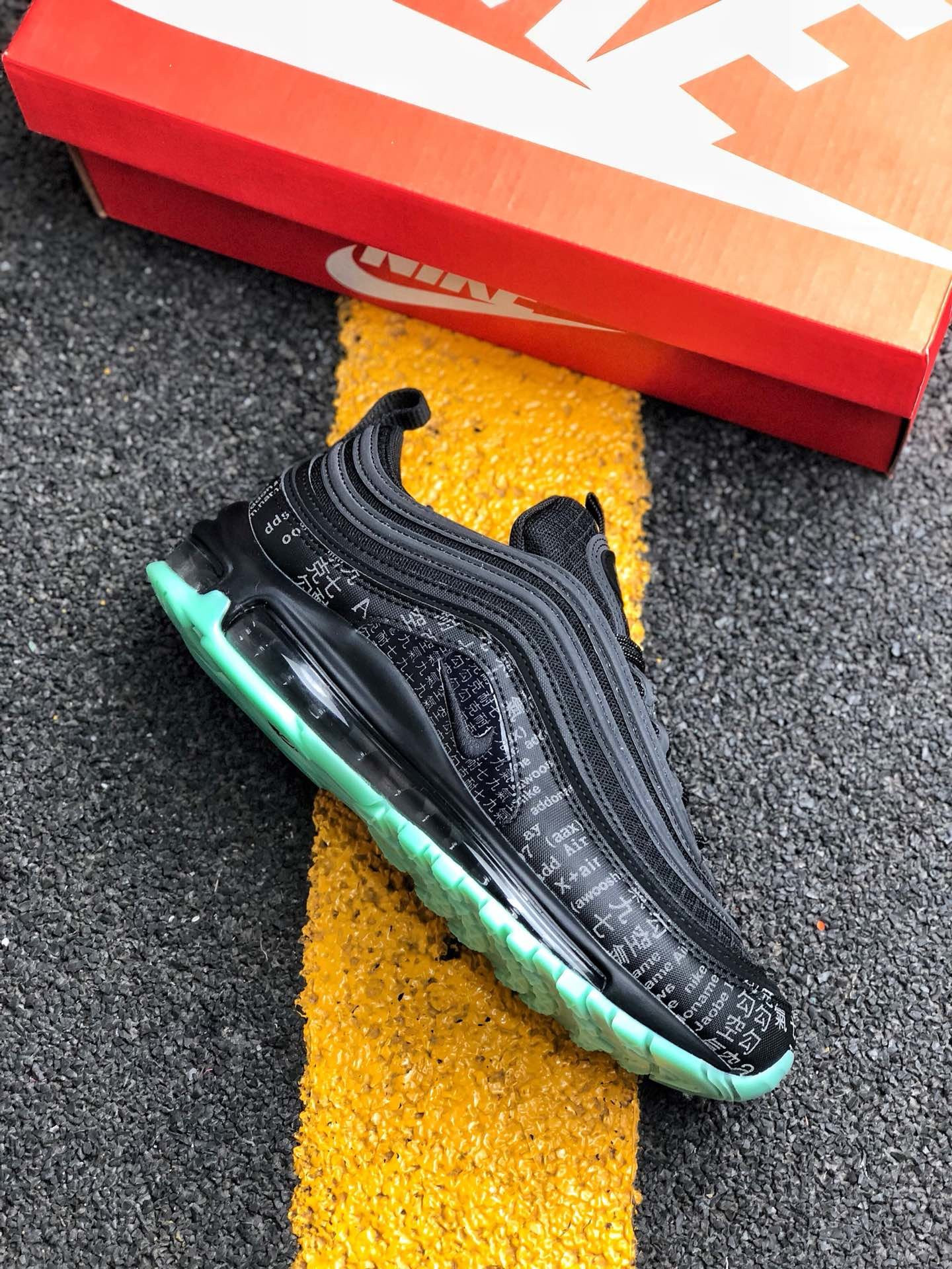 Nike Air Max 97 BlackGreen Glow 921826-017 5339621