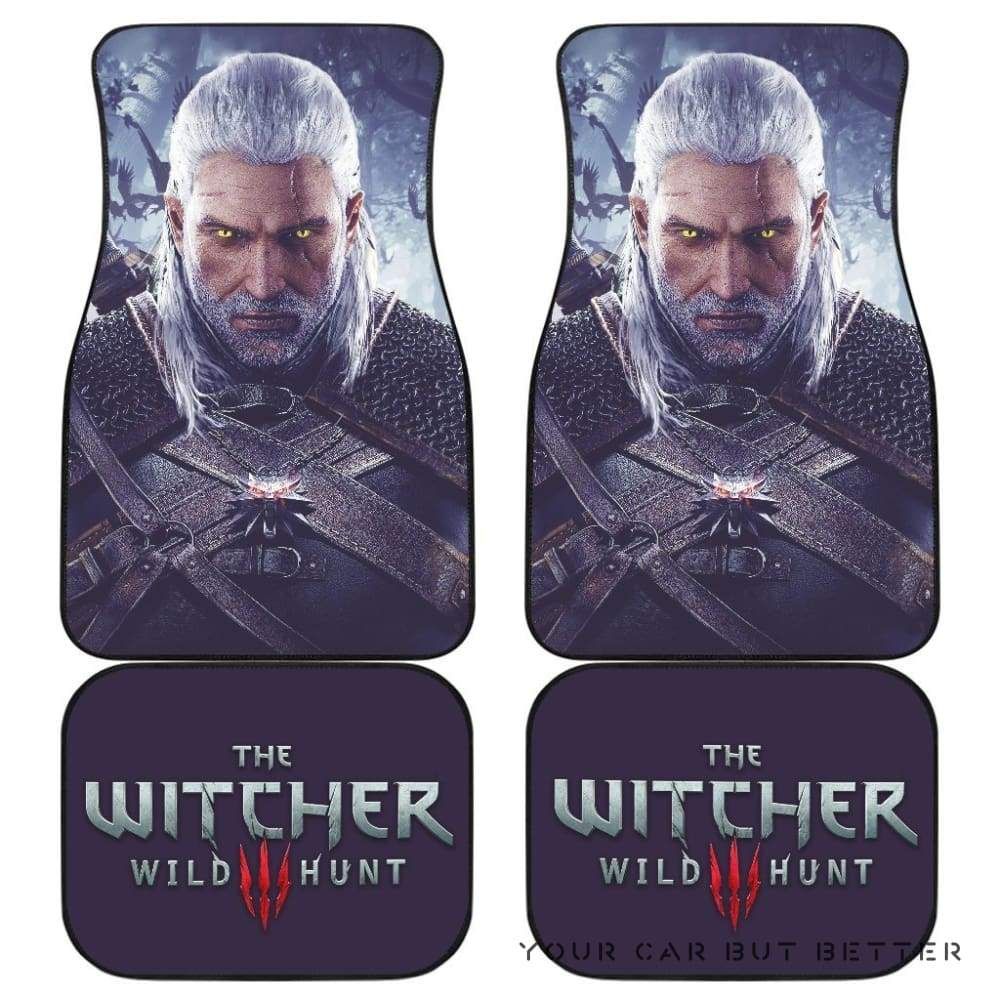 The Witcher 3 Wild Hunt Geralt Car Floor Mats Gaming 3D 173218 Personalized Car Seat Floor Mat Custom Print