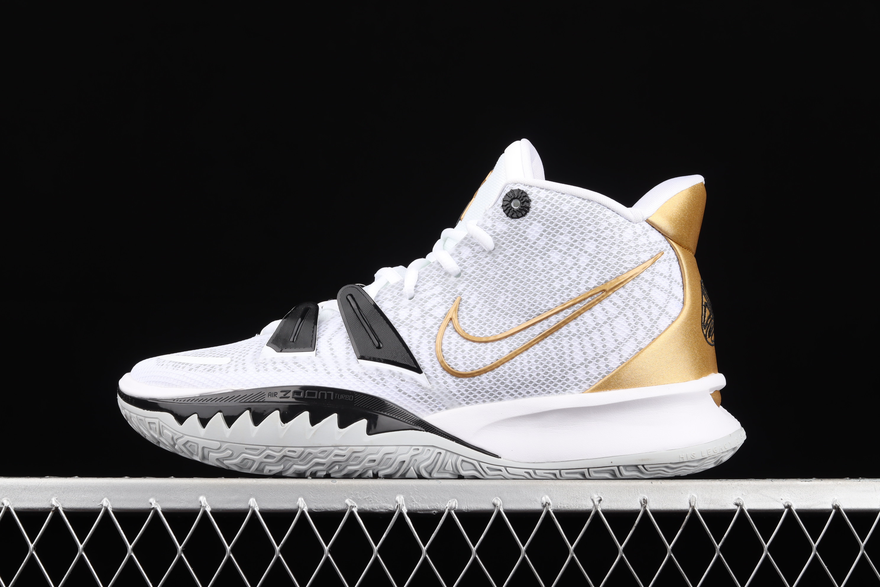 Nike Kyrie 7 EP ‘White Metallic Gold’ Shoes Sneakers, Men SNK896976631