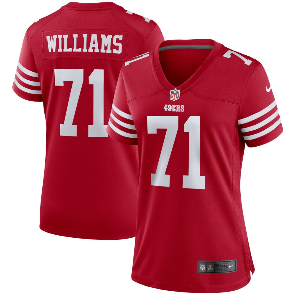 Trent Williams San Francisco 49ers Womens Team Player Game Jersey – Scarlet NFL