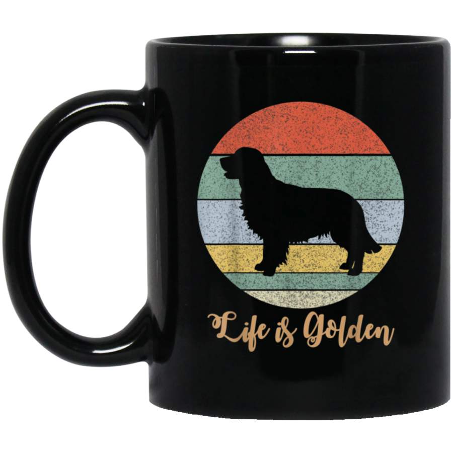 Vintage Life is Golden for Golden Retriever lovers Gift Mug