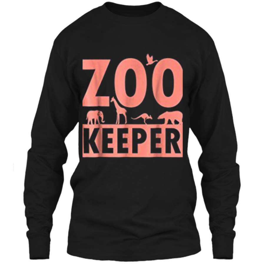 Zoo Keeper  for Zoo Workers Animal Lovers Staff LS Ultra Cotton Tshirt