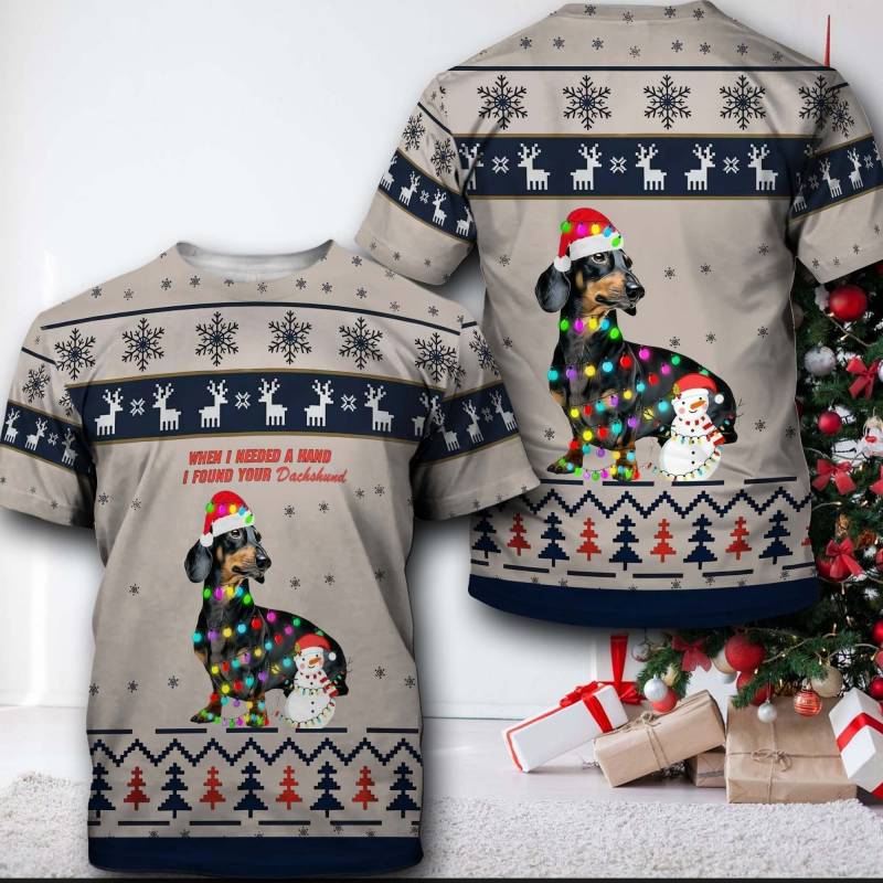 Dachshund Christmas V1 VS Hoodie