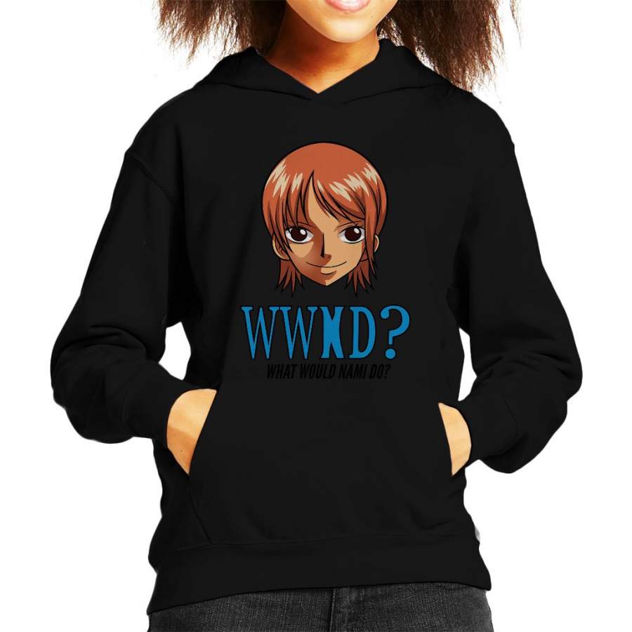 WWND What Would Nami Do One Piece Kid’s Hooded Sweatshirt