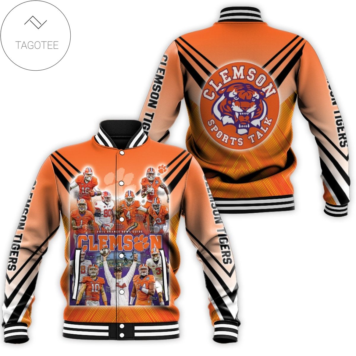 Clemson Tigers Baseball Jacket V8