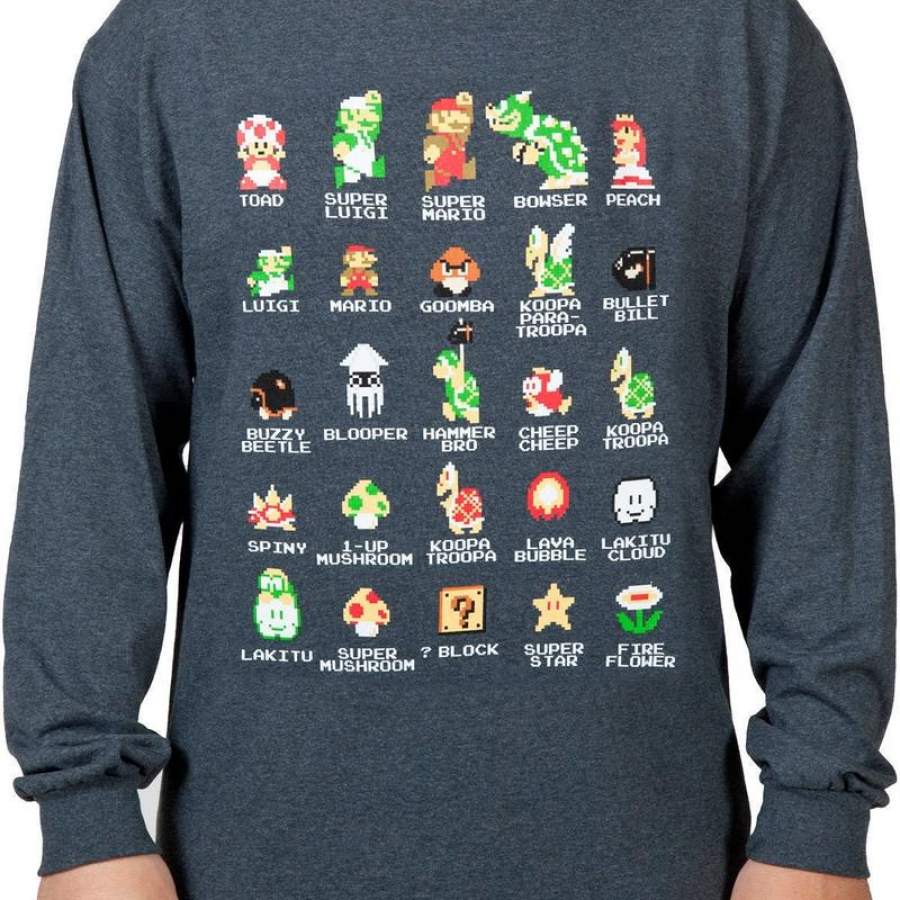 Cast of Super Mario Bros Longsleeve Shirt