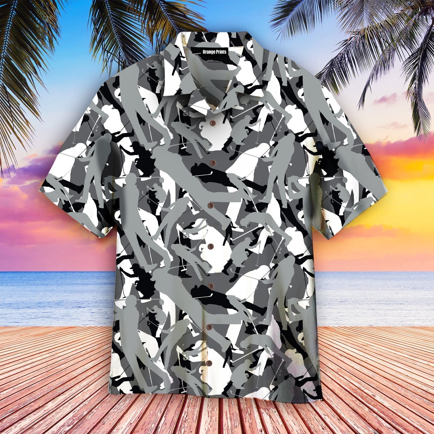 Golf Camouflage Aloha Hawaii Shirts For Men Women Ha10306