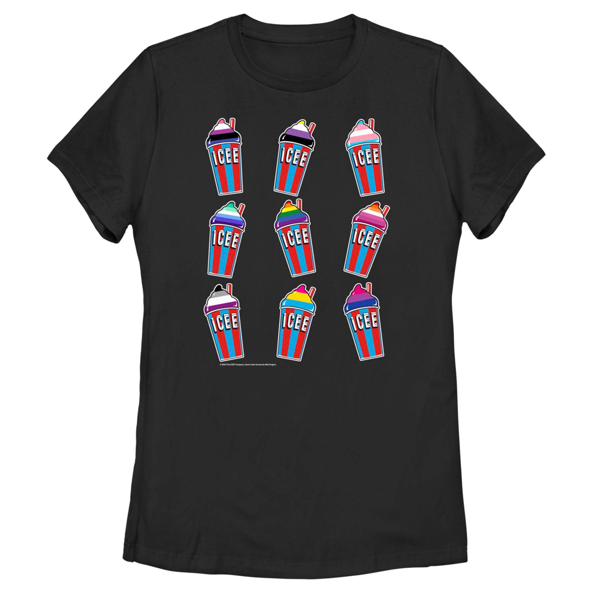 Women’S Icee Pride Flavor Chart T-Shirt