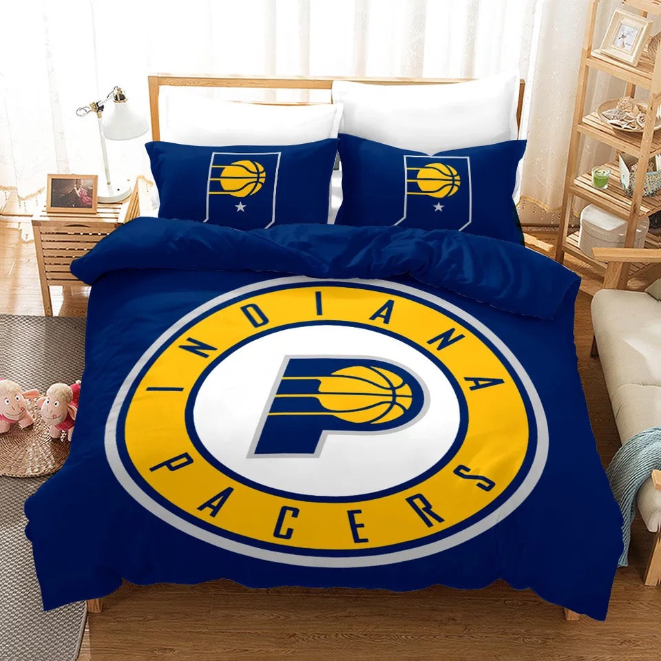 Basketball Indiana Basketball Pacers#2 Duvet Cover Quilt Cover Pillowcase Bedding Set Bed Linen Home Decor