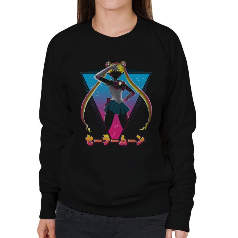 Pretty Soldier Sailor Moon 80s Women’s Sweatshirt