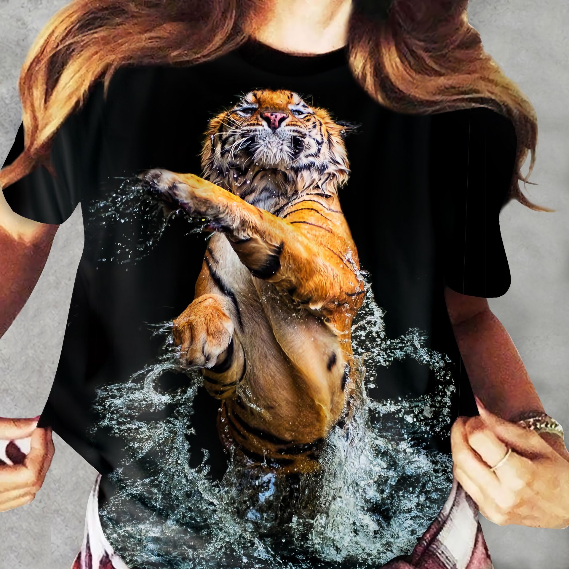 Tiger Ver07 Dadj170721Ltl Unisex 3D T-Shirt All Over Print