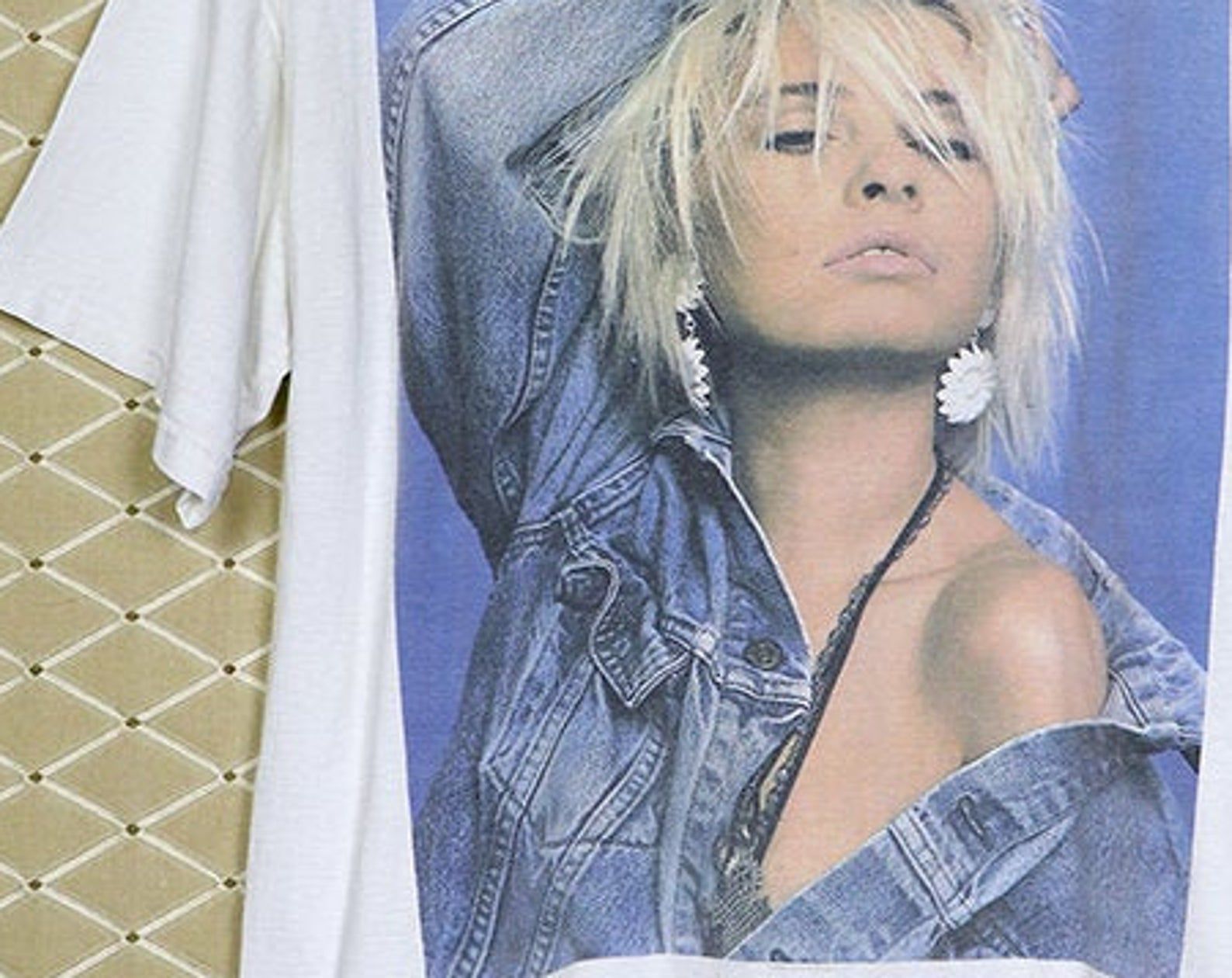 Transvision Vamp Shirt Vintage Rare T-Shirt Madonna Blondie Debbie Harry Primatives Sounds T’Pau Kylie Minogue Samantha Fox