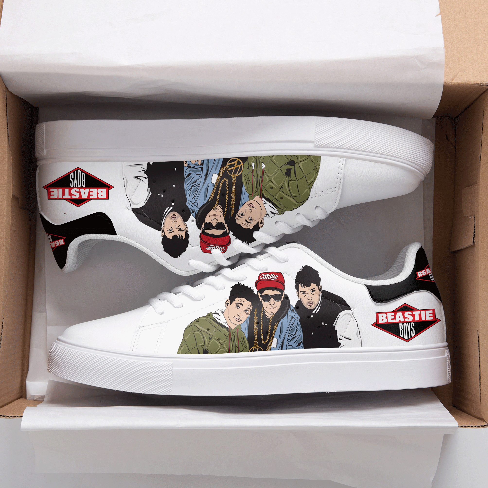 Beastie Boys 3D Over Printed Shoe