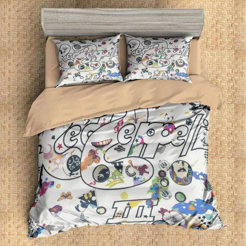 3D Customize Led Zeppelin Bedding Set Duvet Cover Set Bedroom Set Bedlinen 1