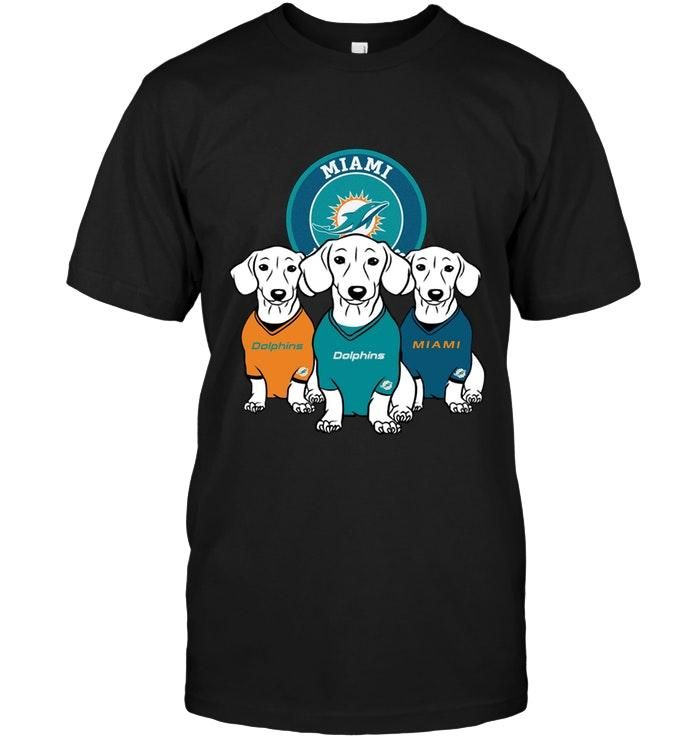 Dachshund Miami Dolphins Shirt T Shirt Hoodie,  Hoodie Sweater