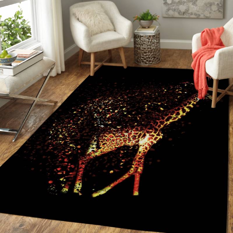 Giraffe Dispersion – Dispersion Animals Area Rug Carpet