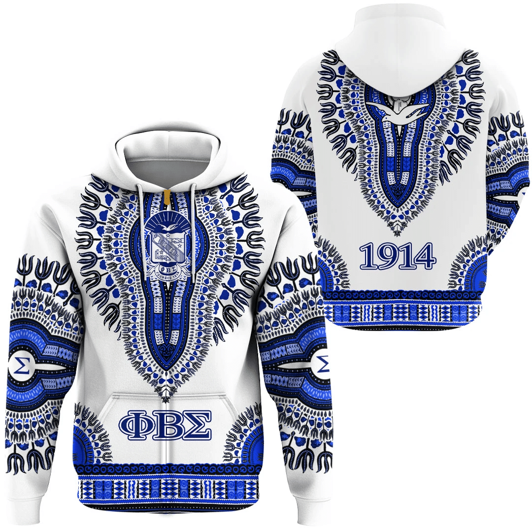 Fraternity Hoodie – Phi Beta Sigma Dashiki Zip Hoodie