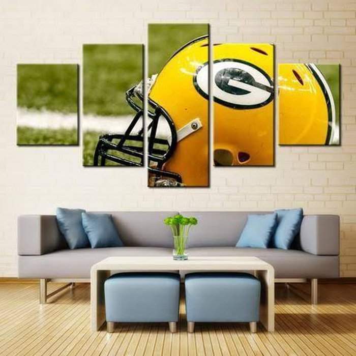 Green Bay Packers Wall Art Painting Canvas Poster Decor Framed 3348