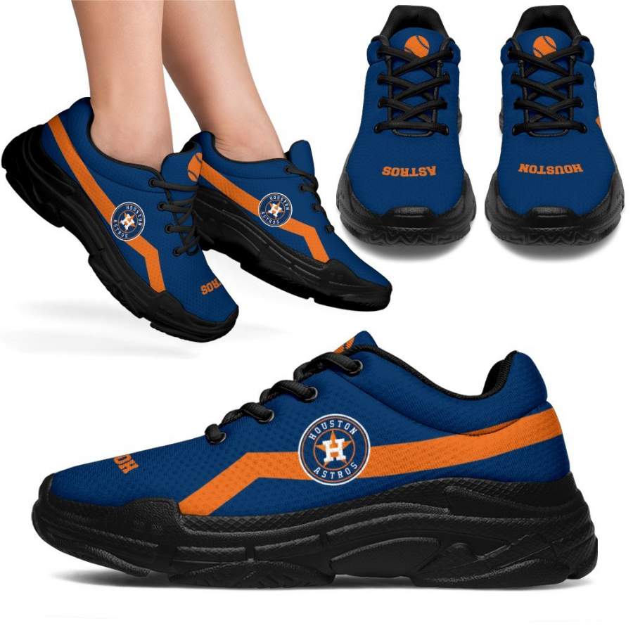 Edition Chunky Sneakers With Line Houston Astros Shoes