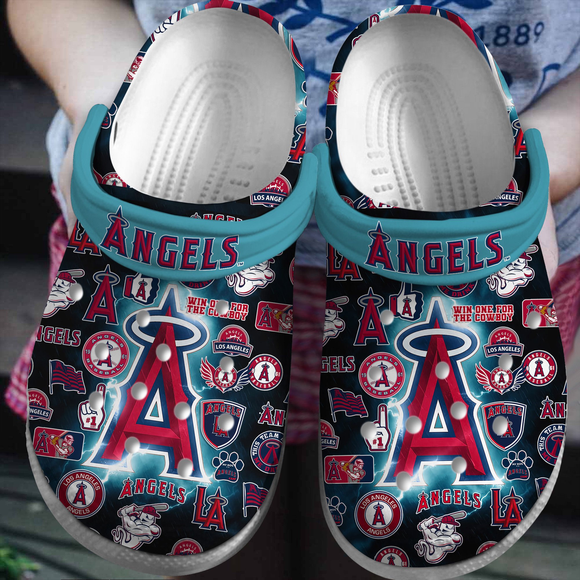 Los Angeles Angels MLB Sport Crocss Crocband Clogs Shoes Comfortable For Men Women and Kids