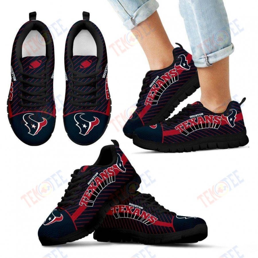 Mens Womens Houston Texans Sneakers Lovely Stylish Fabulous Little Dots Running Shoes For Men Women TDT958