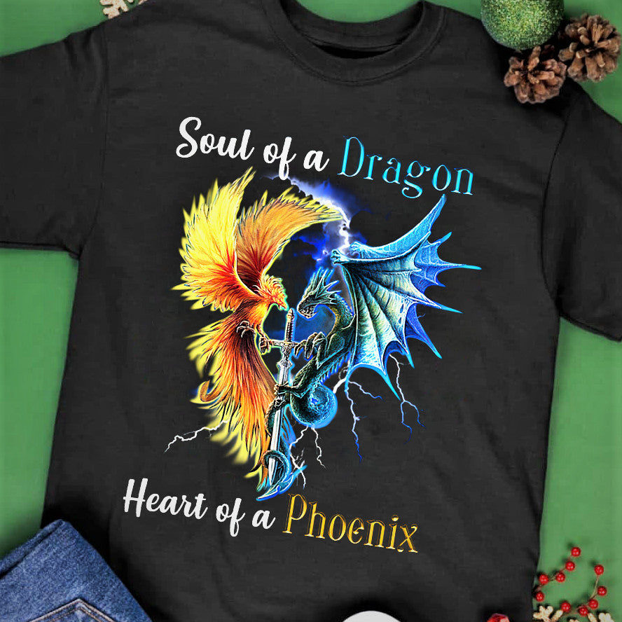 Soul Of A Dragon Heart Of A Phoenix Gift Standard/Premium T-Shirt