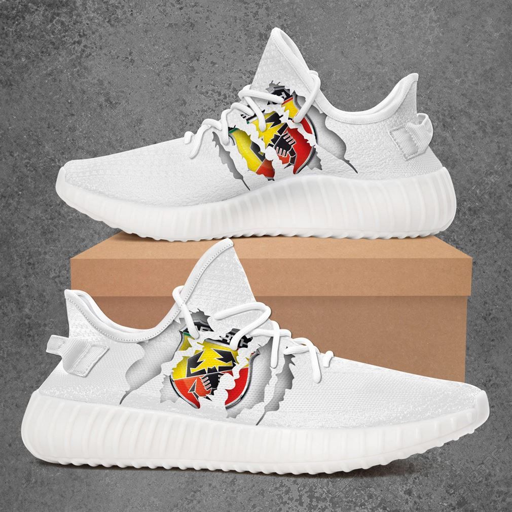 Abarth Car Yeezy White Shoes Sport Sneakers