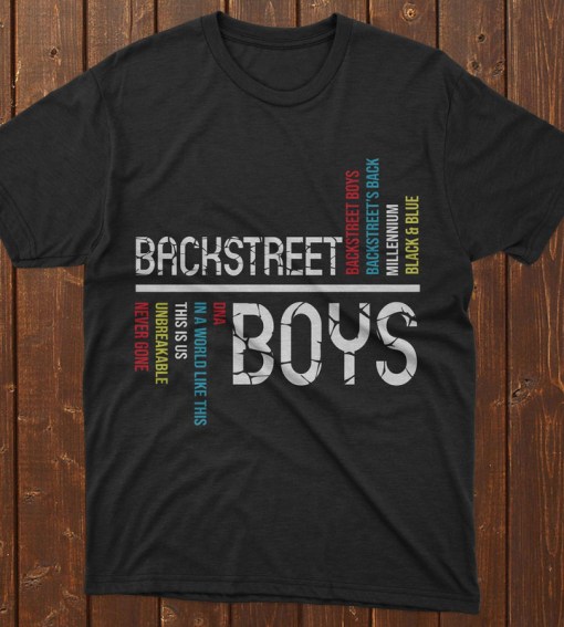 Backstreet Boys Backstreet Backs Millennium T Shirt