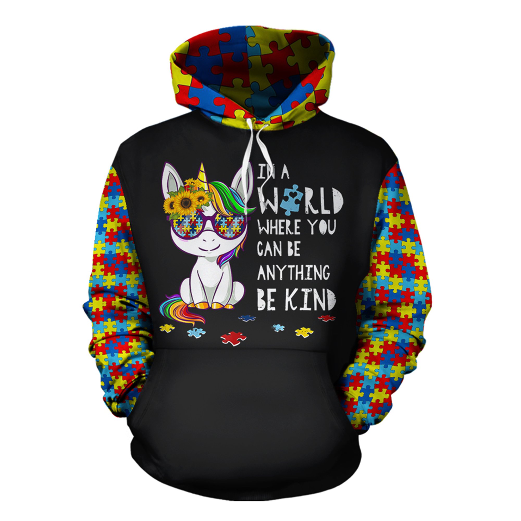 ‘In a world where you can be any thing be kind’ Hoodie