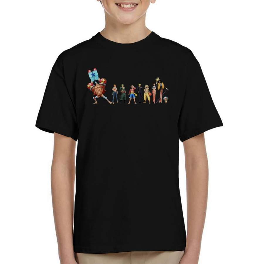 The Straw Hats Crew One Piece Kid’s T-shirt