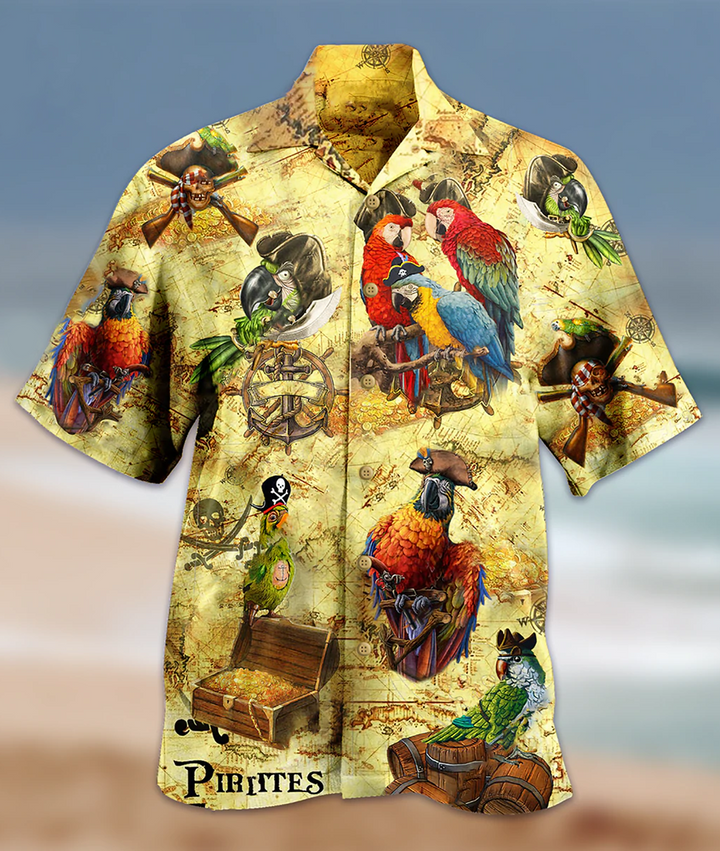 Parrots Amazing Pirate Hawaii Shirt Ha87538