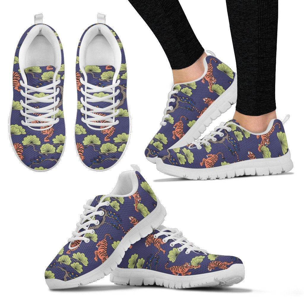 Tiger Pattern Japan Style Women Sneakers Shoes