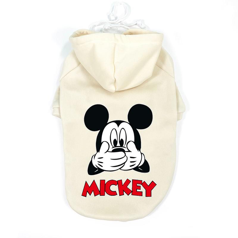 Autumn Disney Pet Dog Clothes Drawstring Dog Hoodies Mickey Winter Warm Puppy Small Medium Dogs Sweatshirt French Chihuahua Pug alx