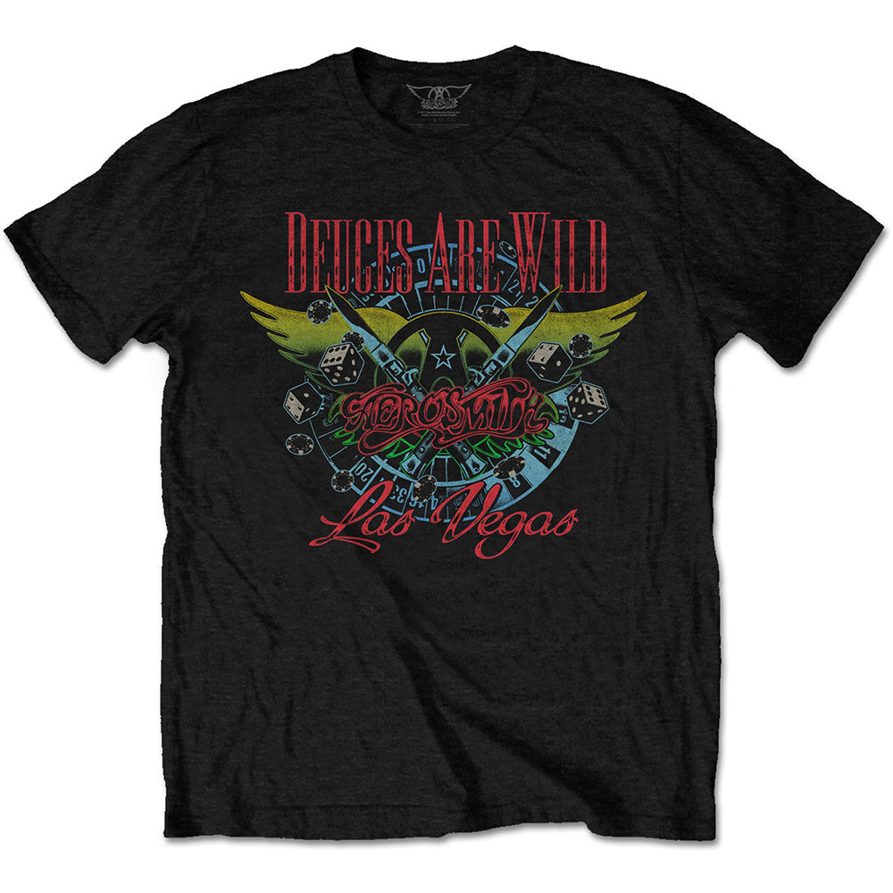 Aerosmith Deuces Are Wild, Vegas Unisex T-Shirt – Special Order