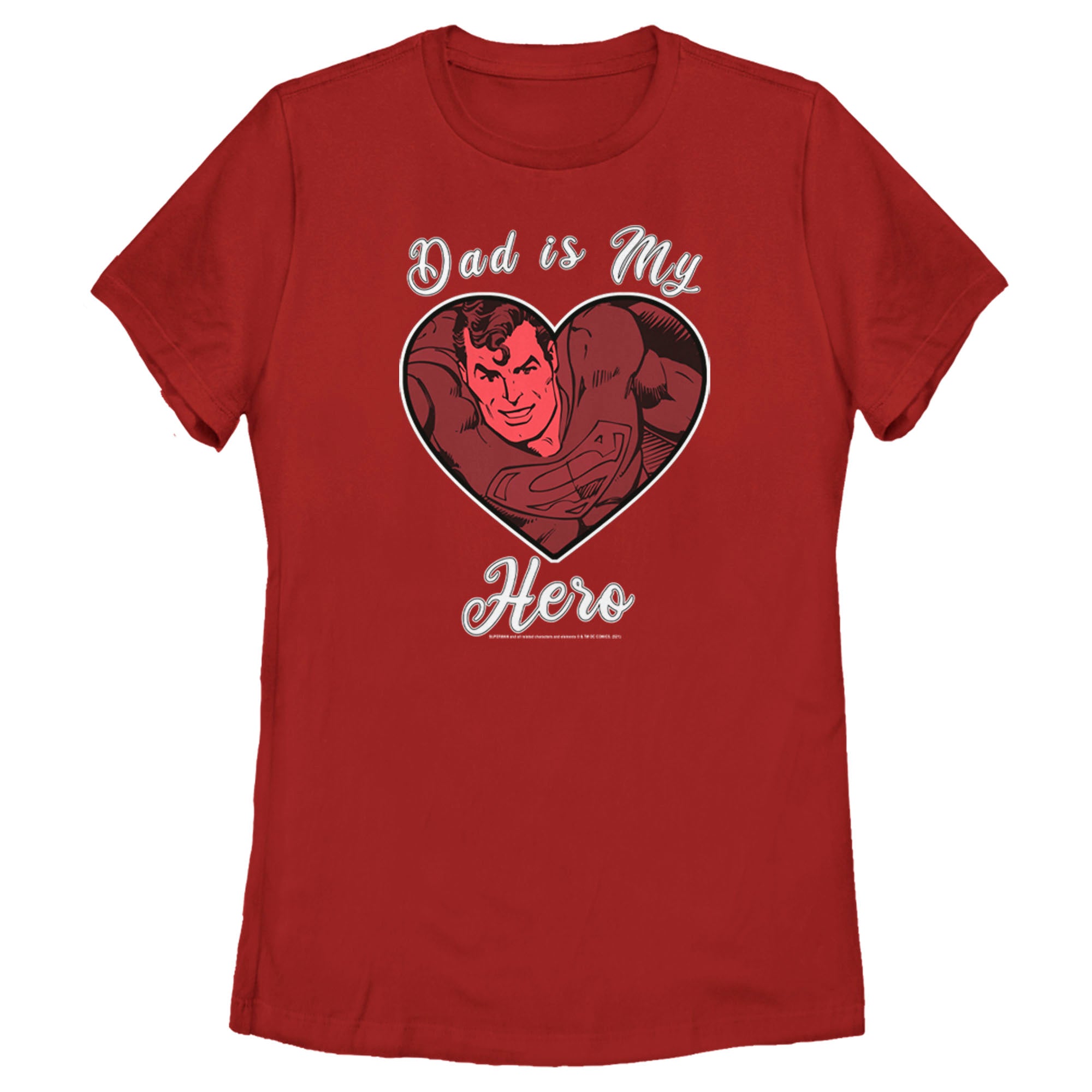 Women’S Superman Valentine’S Day Dad Is My Hero T-Shirt