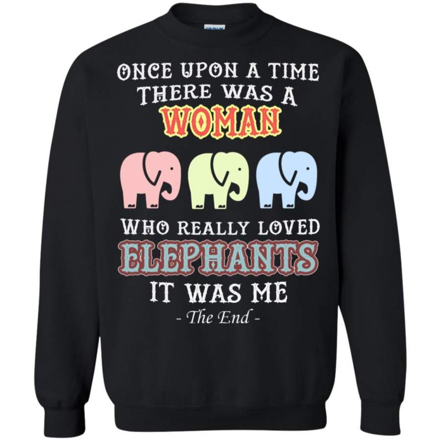 There Was A Woman Who Really Loved Elephants It Was Me Shirt