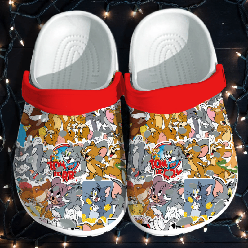 Tom and Jerry Crocs Crocband Clogs Shoes Comfortable for men women kids