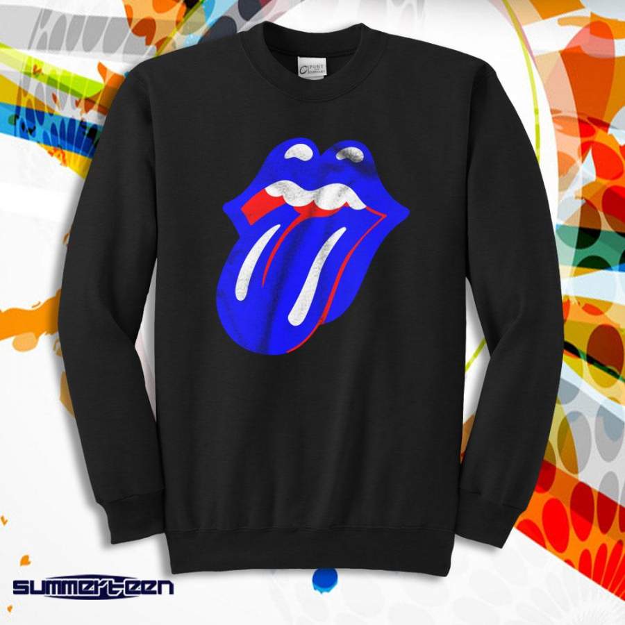 The Rolling Stones Blue Men’S Sweatshirt – Rock Band Merch