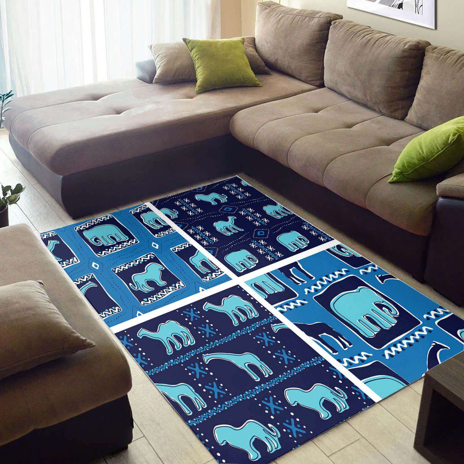 Trendy African American Rug Adorable African Print Afrocentric Pattern Art African Large Carpet African Room Decor BPS3622