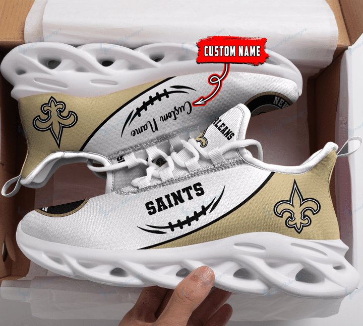 New Orleans Saints Personalized Yezy Running Sneakers Bg65