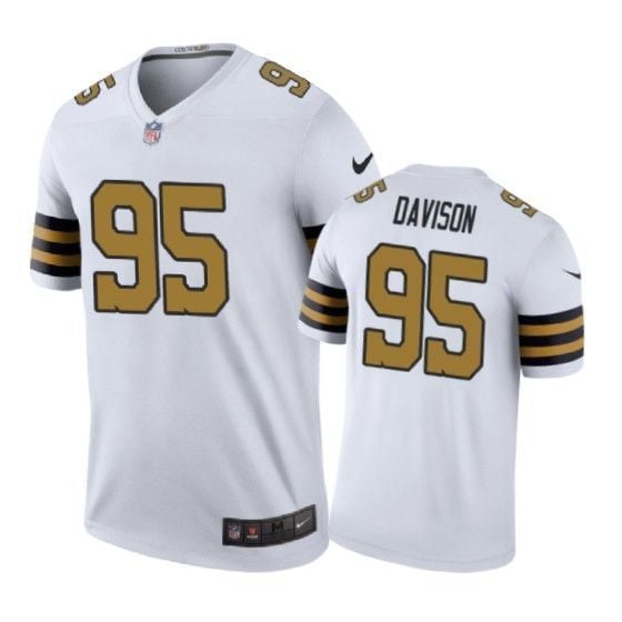 New Orleans Saints Tyeler Davison Color Rush Jersey