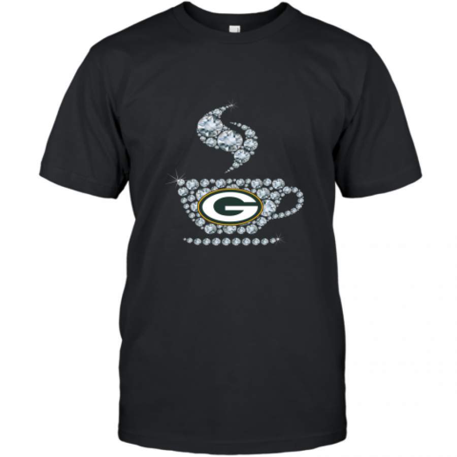 Green Bay Packers Coffee Diamond shirt T-Shirt