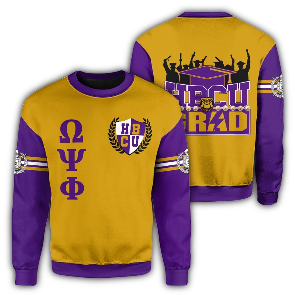 Greek Life Sweatshirt – Omega Psi Phi Hbcu Graduation Sweatshirt