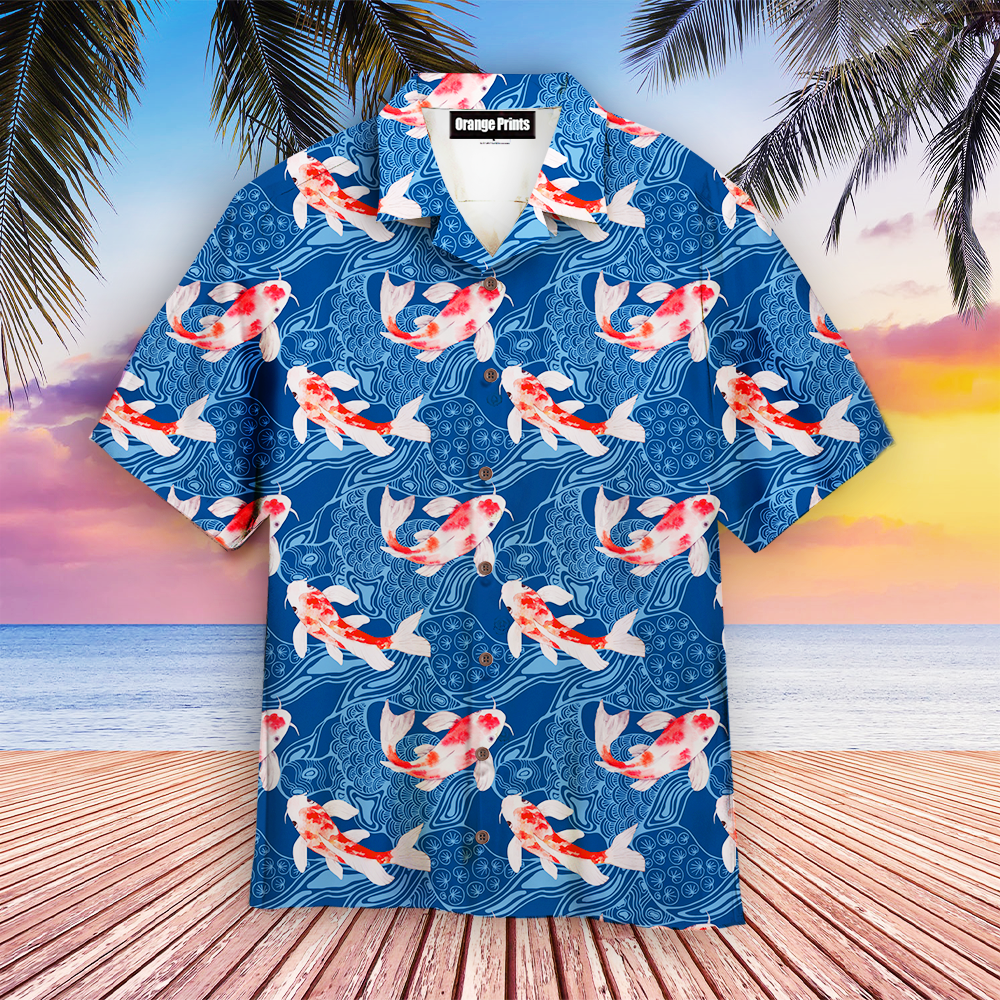 Koi Fish Aloha Hawaii Shirts For Men Women Ha90770