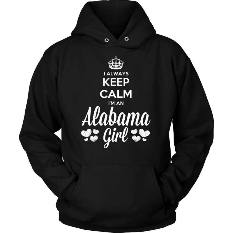 Alabama T-Shirt Design - Keep Calm I'm An Alabama Girl