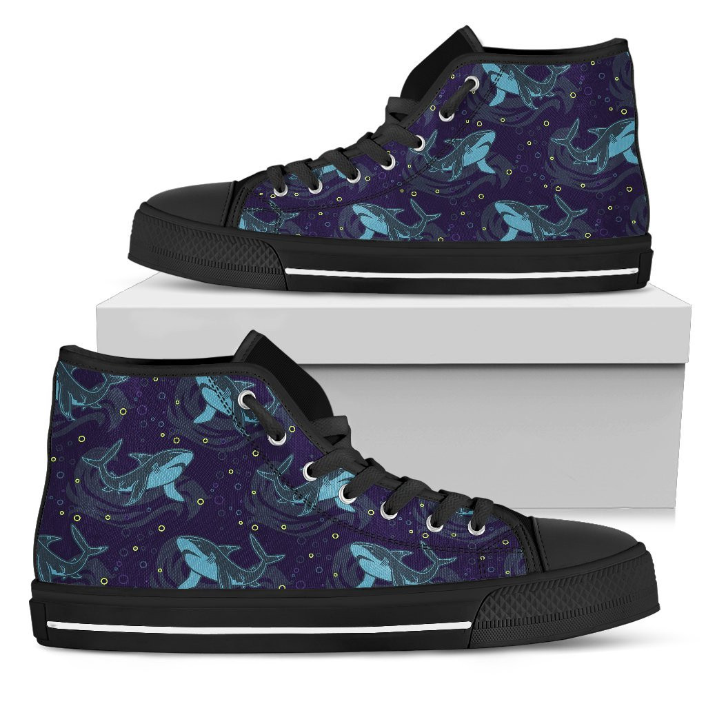 Shark Themed High Top Shoes