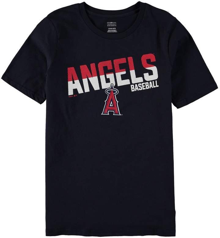 Outerstuff Navy Los Angeles Angels Alternate All Meshed Up shirt