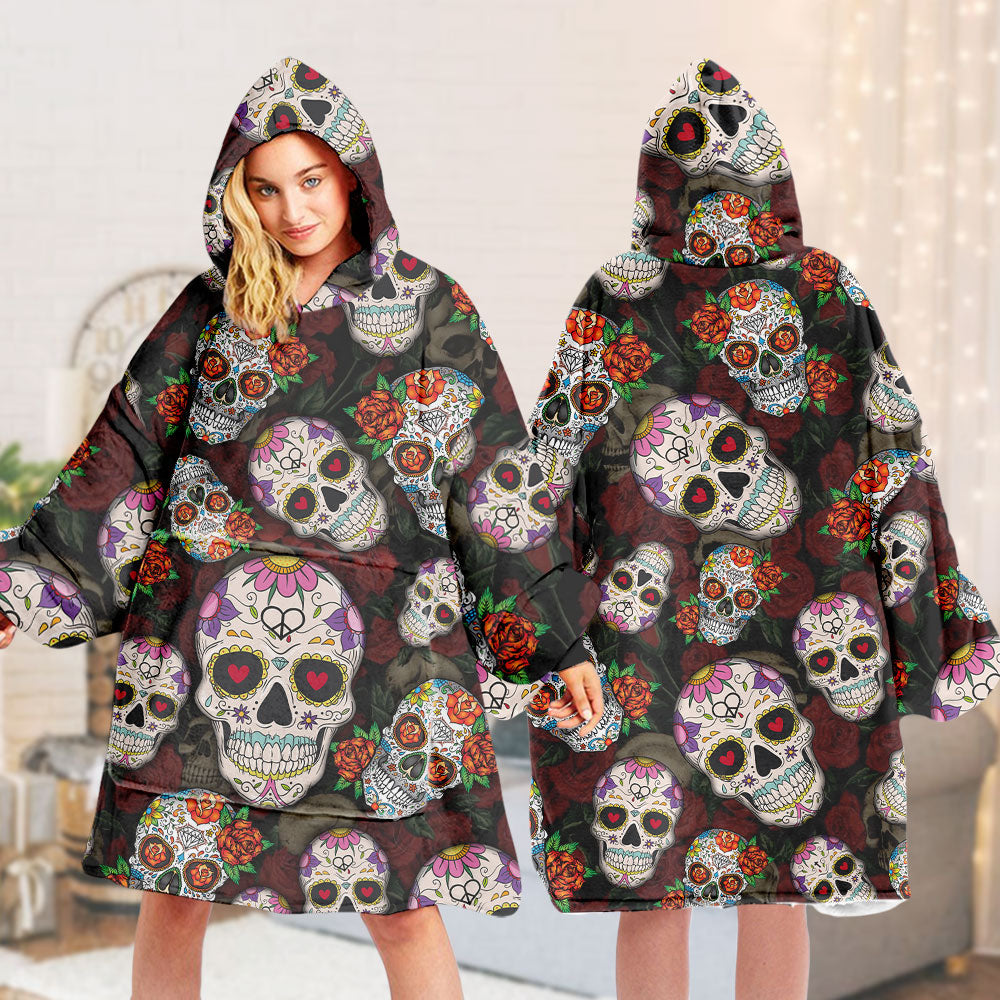 Skull Candy Hippie Ttqz1401003Y Wearable Blanket Hoodie